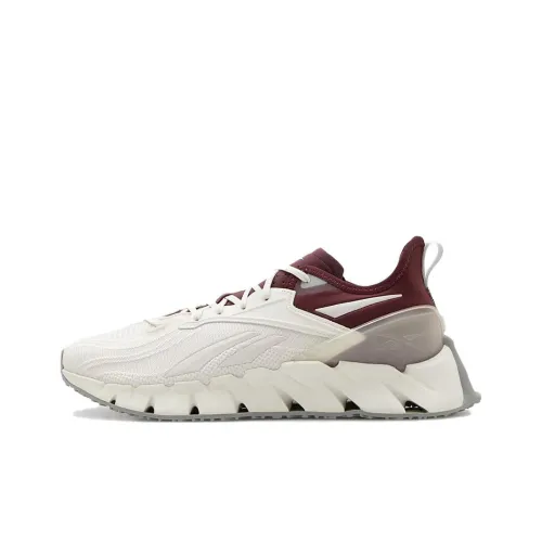 Reebok Zig Kinetica Low Топ Повседневные Беговые Кроссовки Унисекс Белый Красный