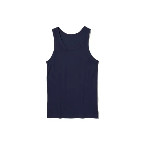 UNIQLO Топ без рукавов Унисекс Темно-синий