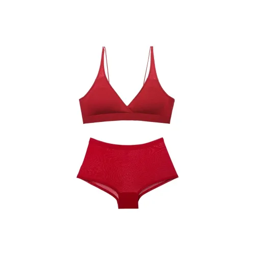DXTOXS Комплект нижнего белья для женщин красный