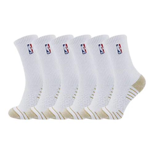 Носки для баскетбола NBA унисекс упаковка из 6 пар