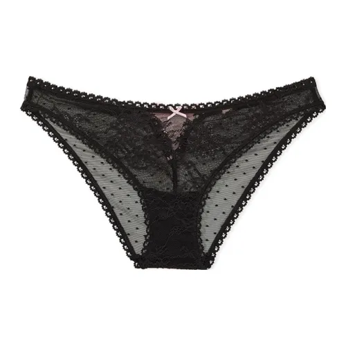 Victoria's Secret Черный 1 Пачка Женские Трусики-бикини