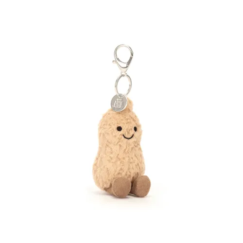 JELLYCAT Fun Food Collection Amuseables Арахисовый Bag Charm Peanuts Куклы Плюшевый Подвеска 12 см Высота в сидячем положении