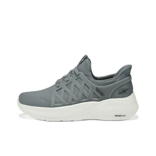 Skechers Slip Ins Низкий Топ Casual Мужской Зеленый Серый