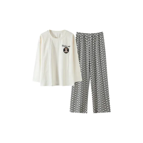 The Story Of The Flower Season Пижамный комплект женский цвет сливовый