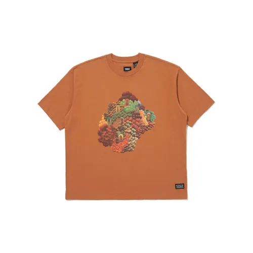 Levis Коричневый Мужской T-Рубашки