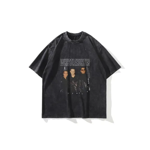 WHISTLEHUNTER Рубашка с длинным рукавом унисекс черная