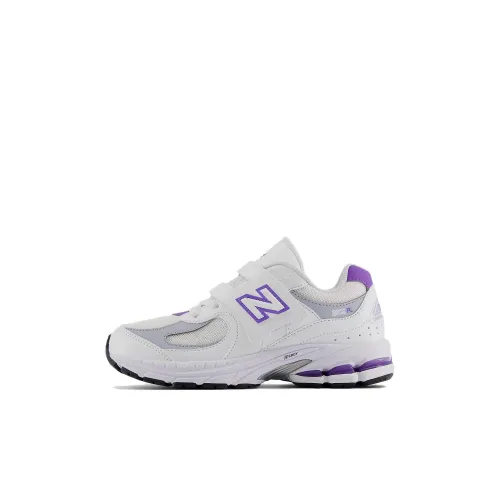 New Balance NB 2002 Low Топ Детская Беговая Обувь Фиолетовая Белая Малыш