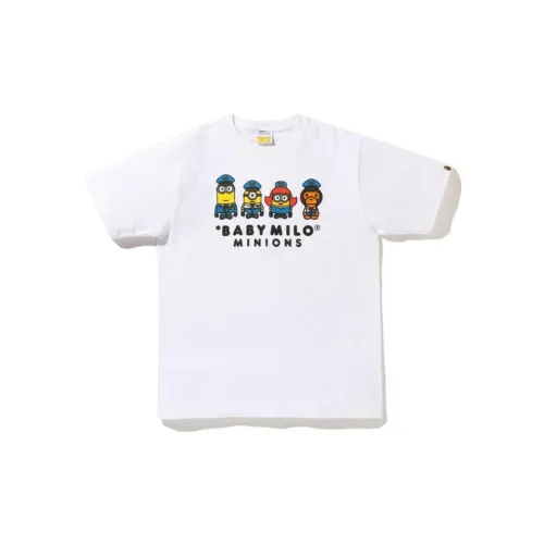 A BATHING APE BAPE совместный бренд Белый Мужской T-рубашки