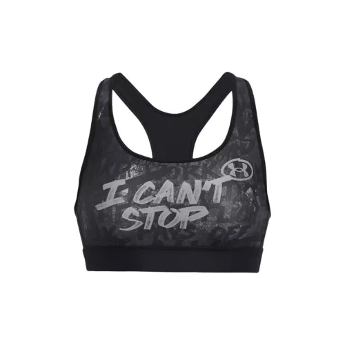 Under Armour Черные Женские Бюстгальтеры