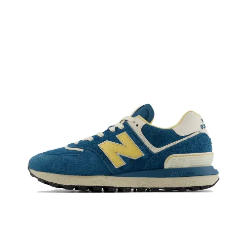 New Balance NB 574 Low Top Trail Беговые кроссовки Мужские Синий Белый Желтый