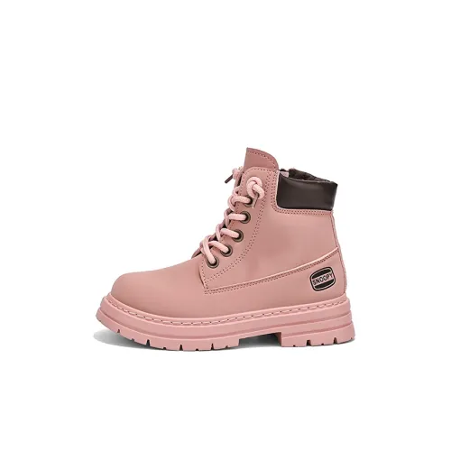 SNOOPY Детские кожаные сапоги High Top Kids