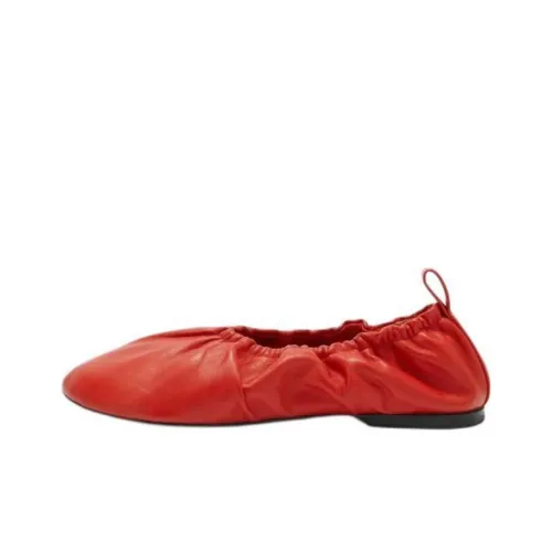 JIL SANDER Женские повседневные туфли, красный, женские