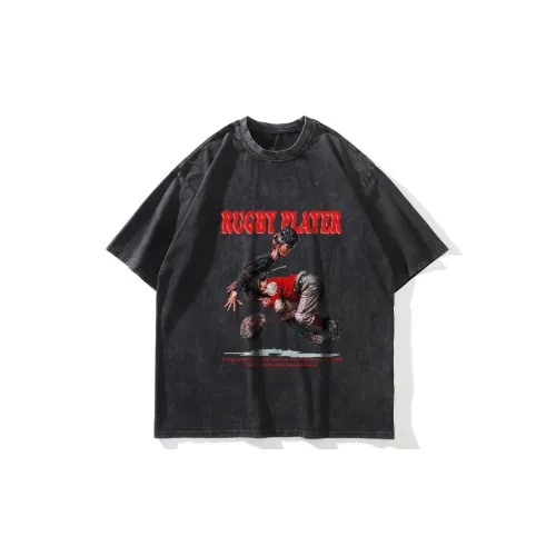 SFTTR Локоть Длина рукавов T-рубашка Унисекс Черный