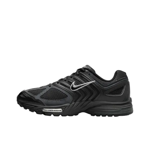 Nike Air Pegasus 2K5 Устойчивый к истиранию Низкий Топ Повседневные Беговые кроссовки Мужские Черные Серебряные