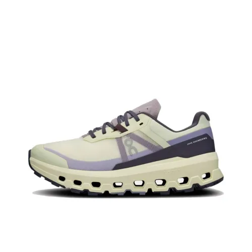 On Cloudvista 2 Slip-resistant Abrasion-resistant Low-top Trail Running Shoes Women's Gray Beige