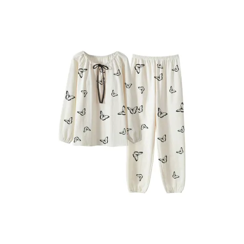 The Story Of The Flower Season Пижамный комплект женский цвет сливовый