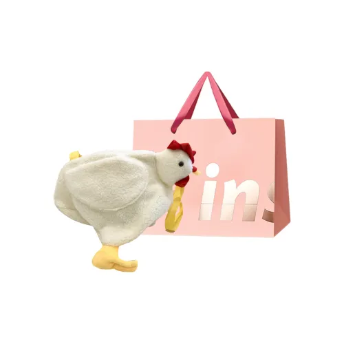 WHEELY BABY + Плюшевая сумка через плечо стандартная цвет Women's White Khaki