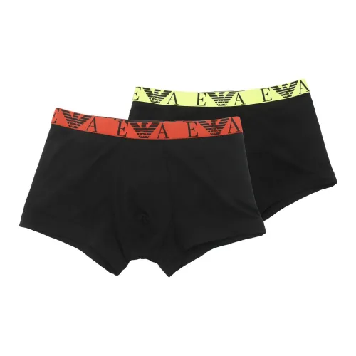 EMPORIO ARMANI 2 упаковки Зеленый+Красный Мужские боксер-шорты