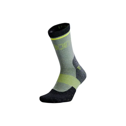 lululemon Power Stride Носки Crew Мужские 1 упаковка Черный Ярко-желтый