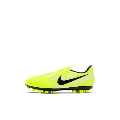 Nike Phantom Venom Slip-resistant Abrasion-resistant Low Top Детская футбольная обувь Зеленая Детская
