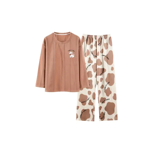 The Story Of The Flower Season Пижамный комплект Женские Розовое золото