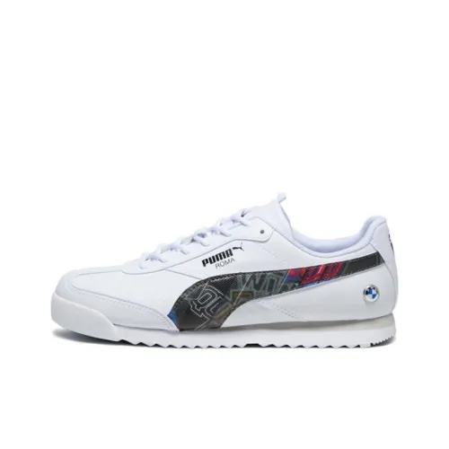 PUMA BMW MMS Roma Via Низкий Топ Casual Унисекс Белый