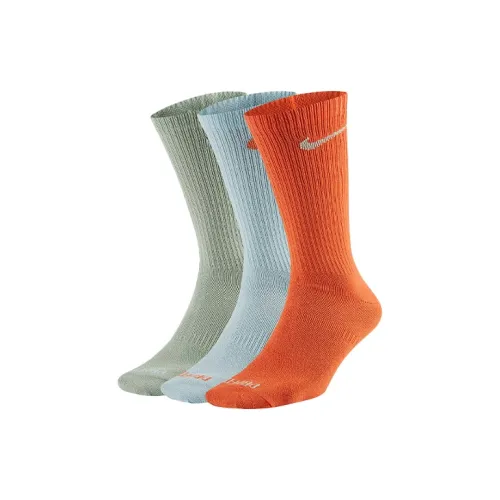 Носки Nike Crew Унисекс Оранжевые Синие Зеленые