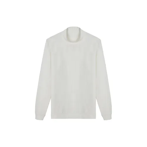 DAVID NAMAN FW22 Длинный рукав Т-рубашка Мужская Белая