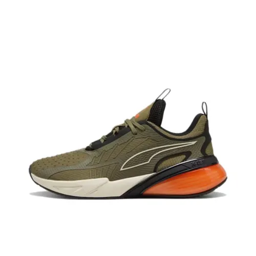 PUMA X Slip Resistant Abrasion Resistant Low Top Casual Running Shoes Unisex Green