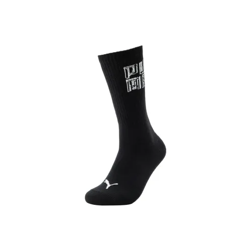 PUMA Унисекс Sock 1P APAC Высокие носки Унисекс 1 упаковка Черный