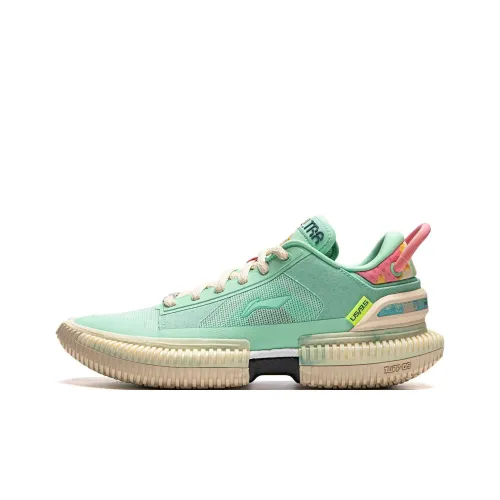 LiNing Slip-resistant Abrasion-resistant Low-top Basketball Shoes Men's Cooling Green LiNing Противоскользящие Аbrasion-resistant Низкие Баскетбольные Кроссовки Мужские Охлаждающие Зеленые