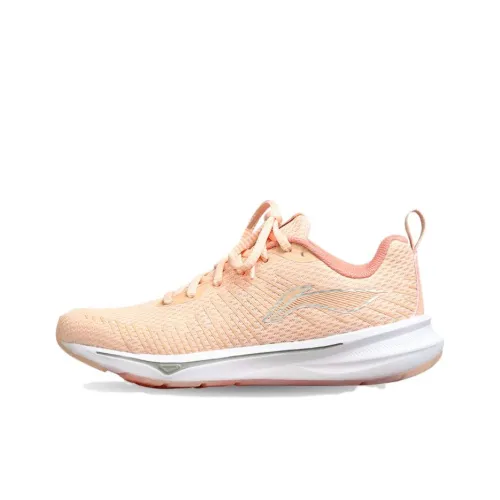 Износостойкий Wear Wa Легкий Низкий Топ Беговые кроссовки Женские Сладкий Персиково-оранжевый