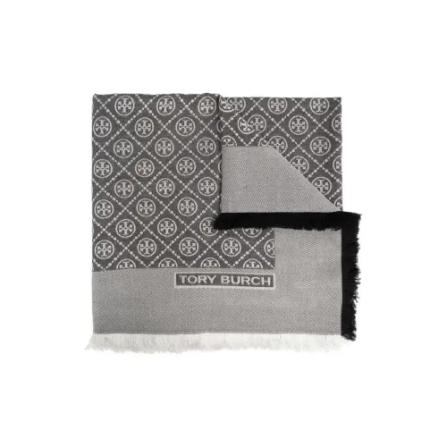 TORY BURCH Шелковые вязаные шарфы Женские Многоцветные
