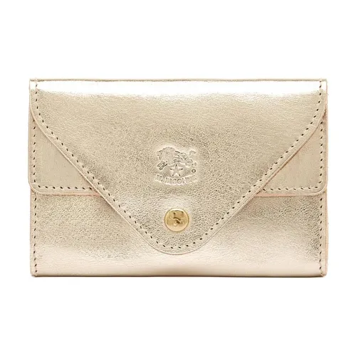 Il Bisonte Металл Кожа Держатель для карт Женские Многоцветный