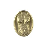 Верхний обхват груди: Монета, Ухо: Шипы, Цвет: Золото, Одиночный