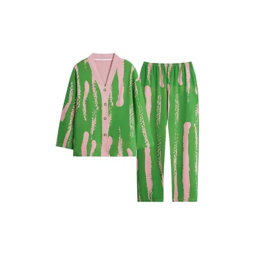 MIIOW Pajama Комплект Женский Трава Зеленый