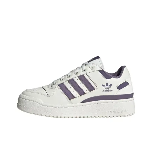 Adidas Originals Forum Bold Износостойкий и Легкий Низкий Топ Кроссовки для скейтбординга Женские Бежевые