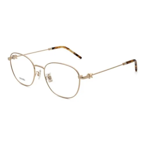 KENZO Сплав Нерегулярная форма Оправы для очков Женские Золото