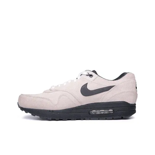 Nike Air Max 1 Low Топ Повседневная обувь Мужская Белая