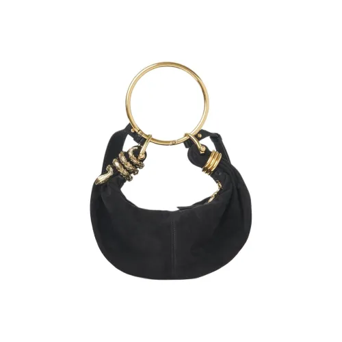 Chloe Сумка через плечо из замши маленькая сумка для женщин черная