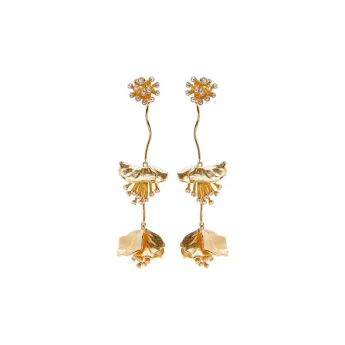 Oscar De La Renta Серьги из лата Женские Золотые