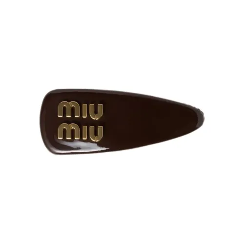 MIU MIU Металл Заколки для волос Женские Heatherwood