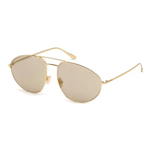TOM FORD Металл Aviator Солнцезащитные очки Мужские Золотые