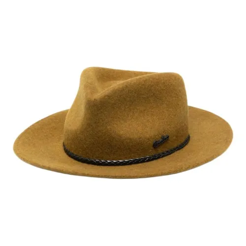 Borsalino Шерсть Шапки и Кепки Женские Оливково-зеленый