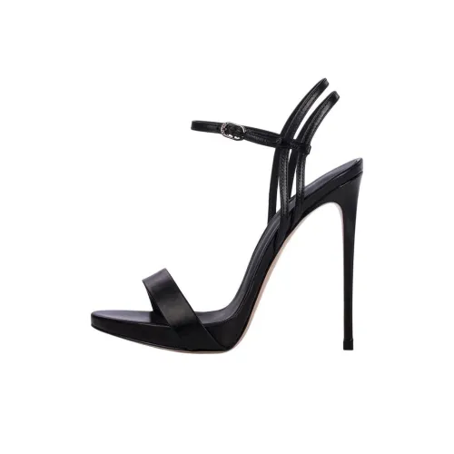 Le Silla Gwen One Strap Sandals 12cm Women's Black Le Silla Gwen One Ремень Сандалии 12см Женские Черные