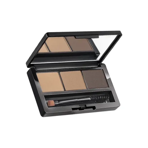 NOVO Туманный Формирование THREE Цвет Тени для Бровей Розовый Fine Natural 3D эффект Smudge PROOF