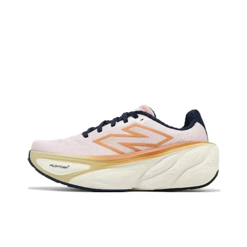 New Balance NB Fresh Foam X More v5 Low Топ Беговые кроссовки Женские Розовый Желтый