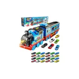 Экстра-большой Rail Transformation Встроенная память - Запуск Хвост платья с 24 Сплавными Автомобилями + Подарочная коробка