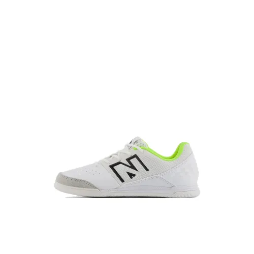 New Balance NB Audazo Low Детская футбольная обувь белый и зеленый для малышей
