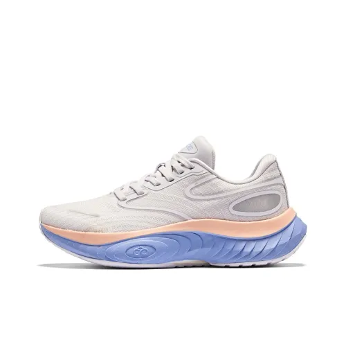 Erke Амортизация Низкий Топ Беговые кроссовки Женские Абсолютно фиолетовый Светло-фиолетовый Розовый